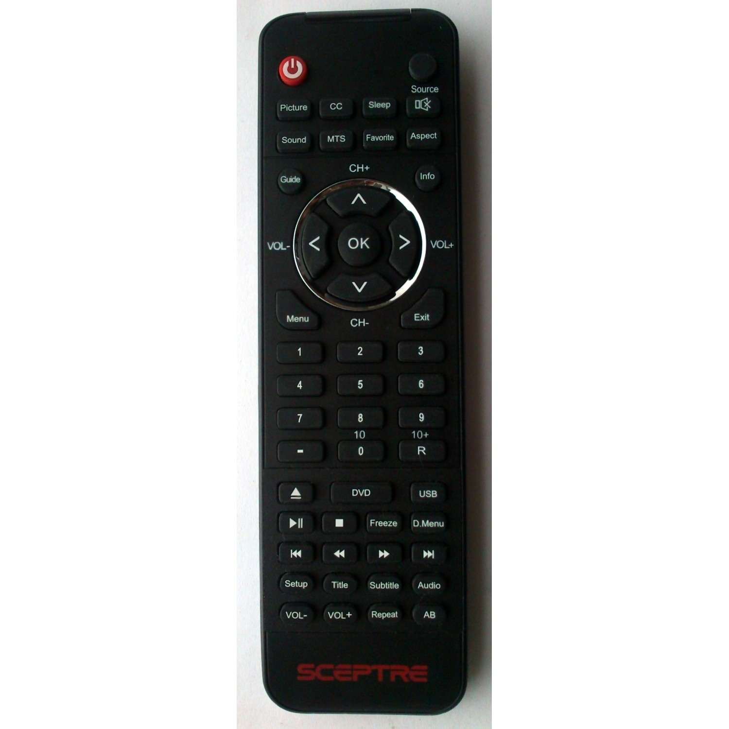 CONTROL REMOTO PARA DVD / SCEPTRE